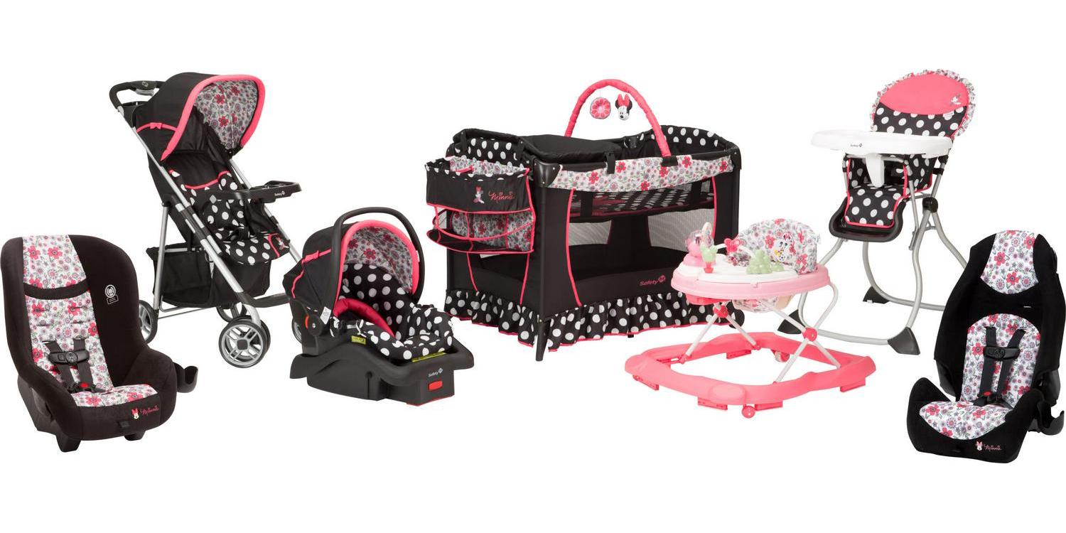 Disney Baby Lift and Stroll Plus Travel System Minnie Coral Flowers  Crowdfused