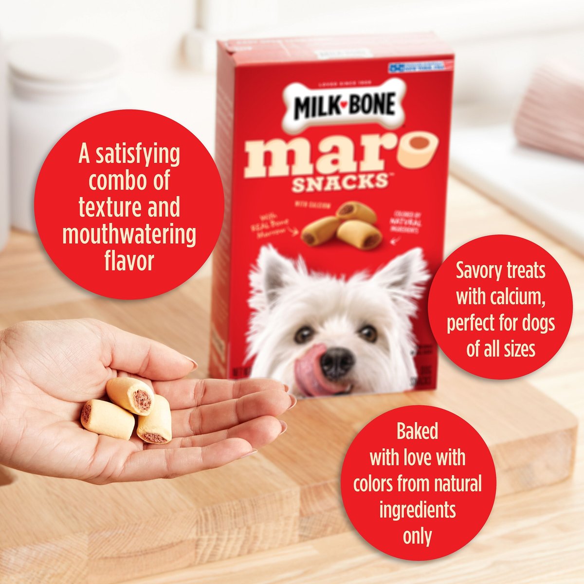 Milk-Bone MaroSnacks Real Bone Marrow Dog Treats