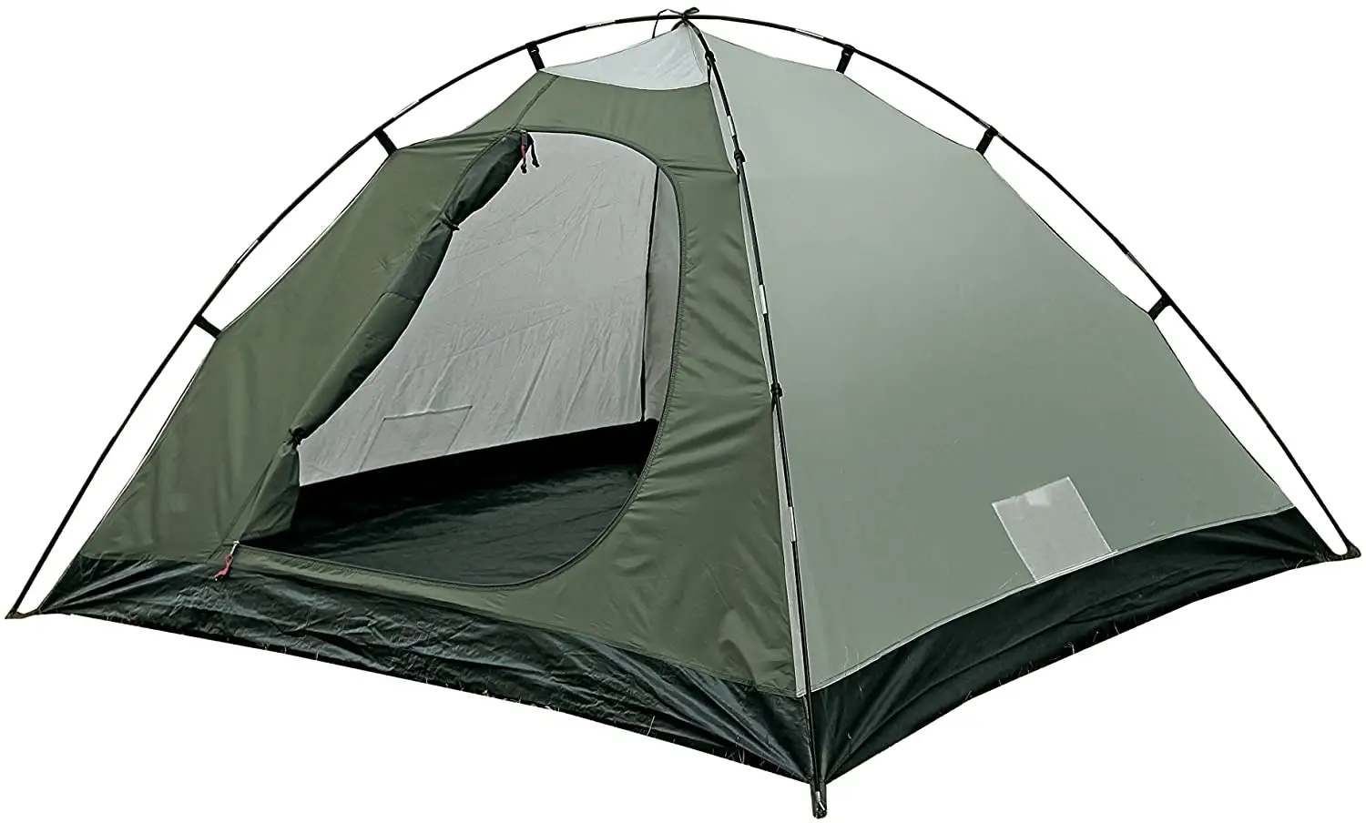 3 Person Tent Double Layer Dome Tent Windproof Waterproof and Quick Assembly for Camping Trekking Outdoor