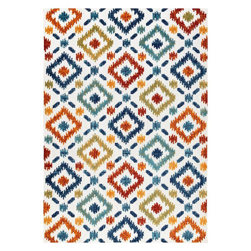 nuLoom Indoor/Outdoor Transitional Labyrinth Area Rug