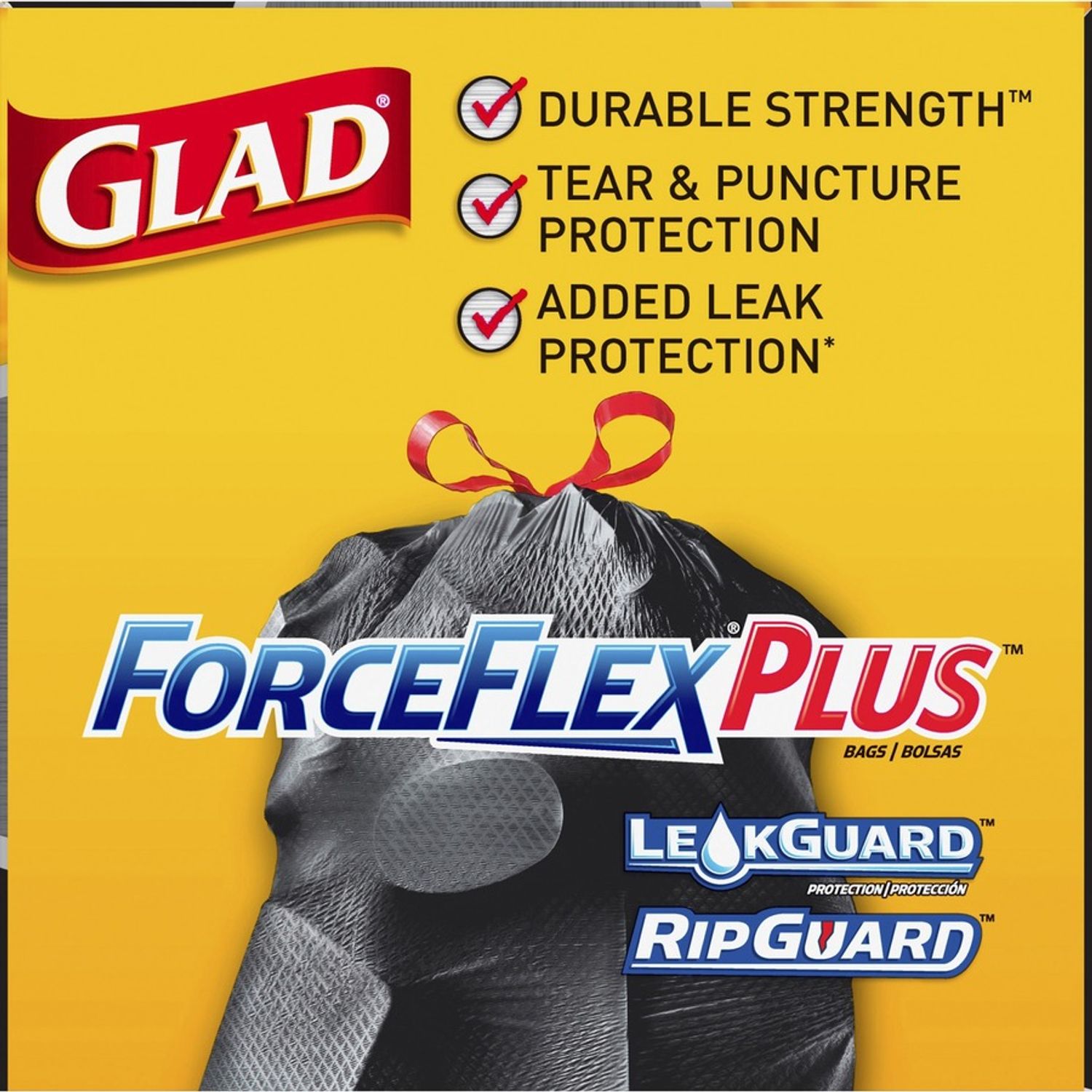 ForceFlexPlus Drawstring Large Trash Bags by The Clorox Company CLO70359CT