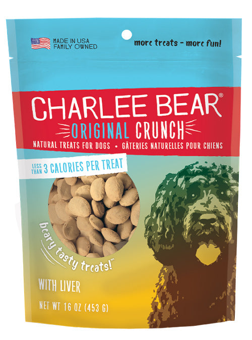 Charlee Bear Original Crunch Liver Flavored Dog Treats