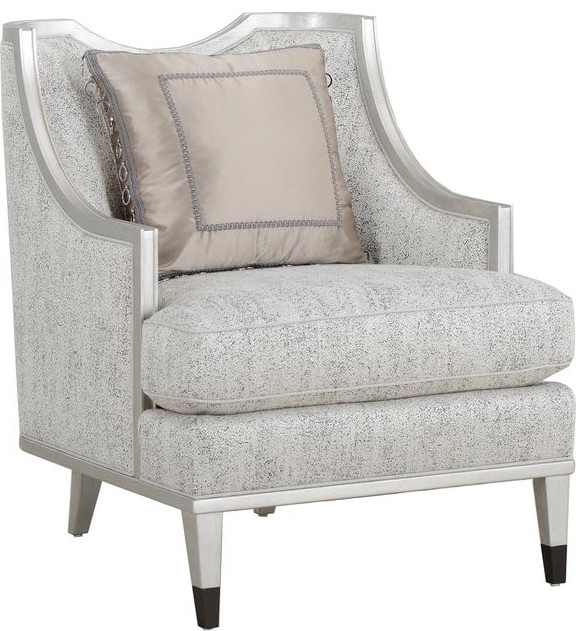 Harper Bezel Chair   Transitional   Armchairs And Accent Chairs   by HedgeApple  Houzz