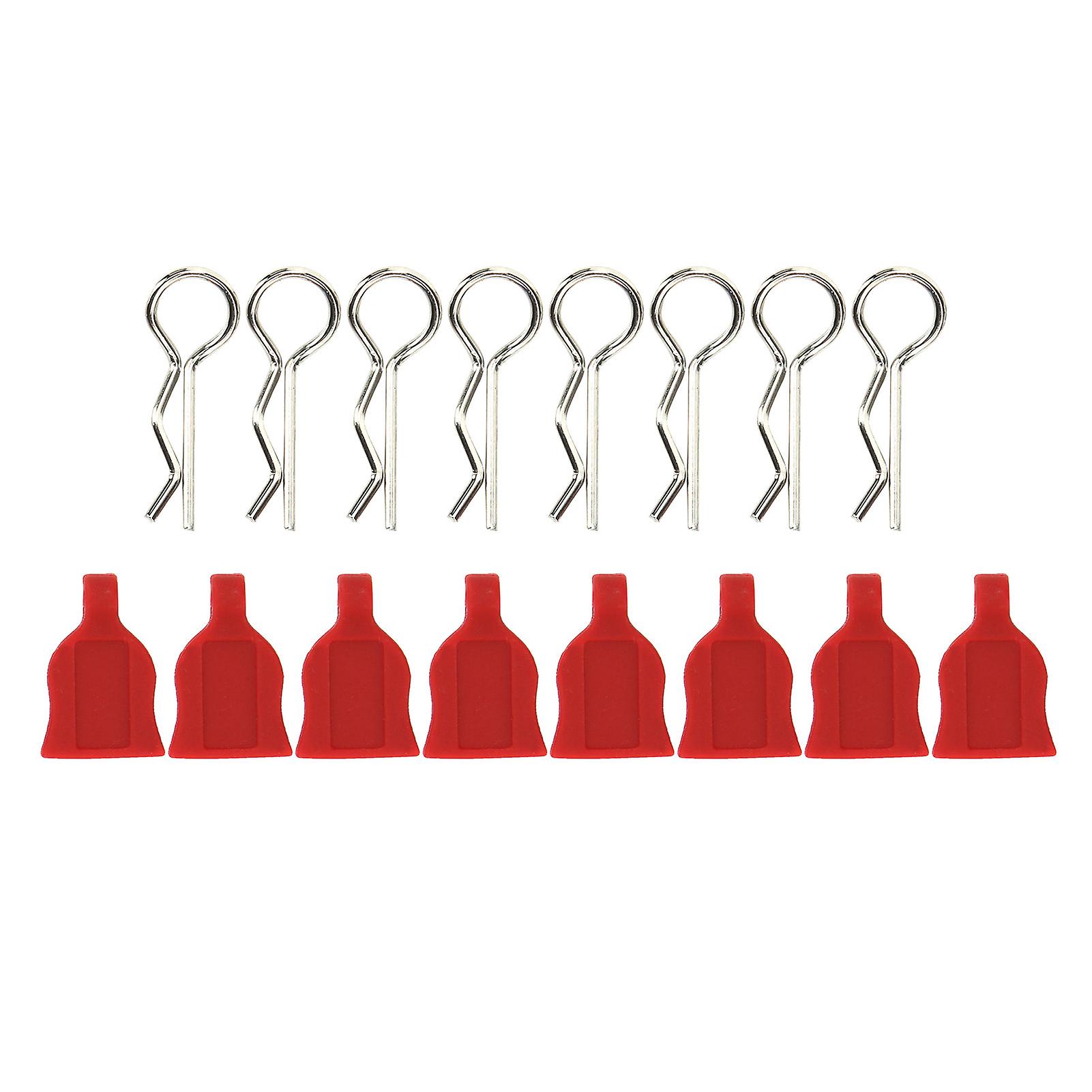 1/10 Model Car Universal Fixed Remote Control Car Shell Buckle Silicone Pads Rc Accessoryred