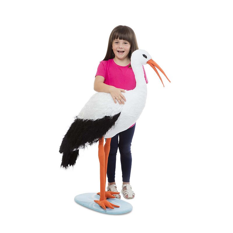 Melissa and Doug Giant Lifelike Plush Stork