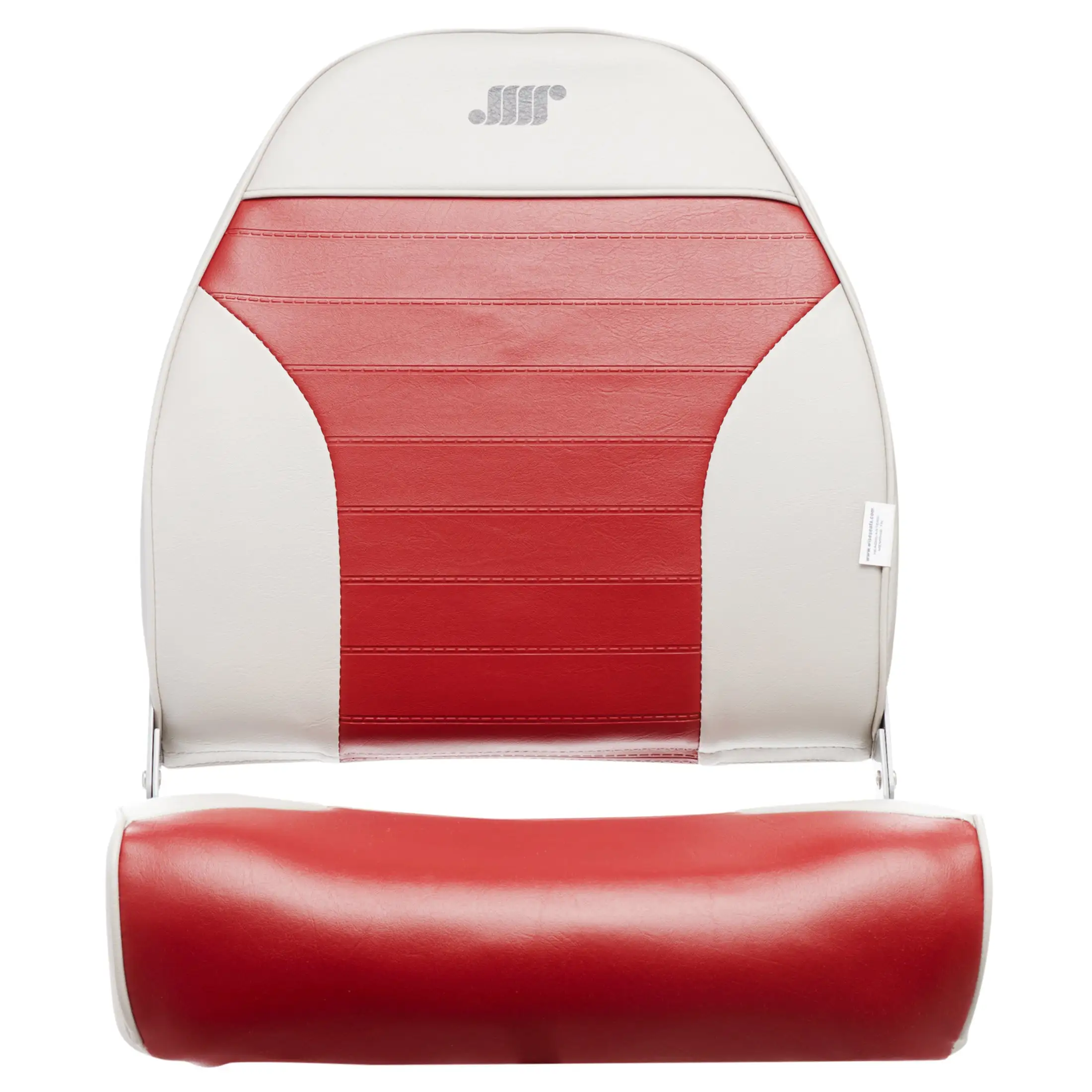 Wise 8WD588PLS-661 Standard High Back Boat Seat， Grey/Red