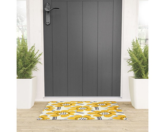 Rosebudstudio Daisy Dance Welcome Mat Society6