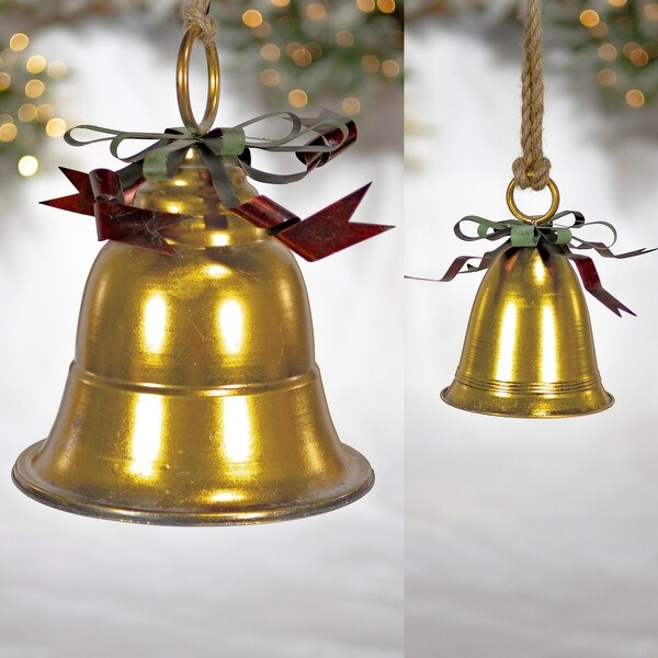 Set of 9 Assorted Style Christmas Bells