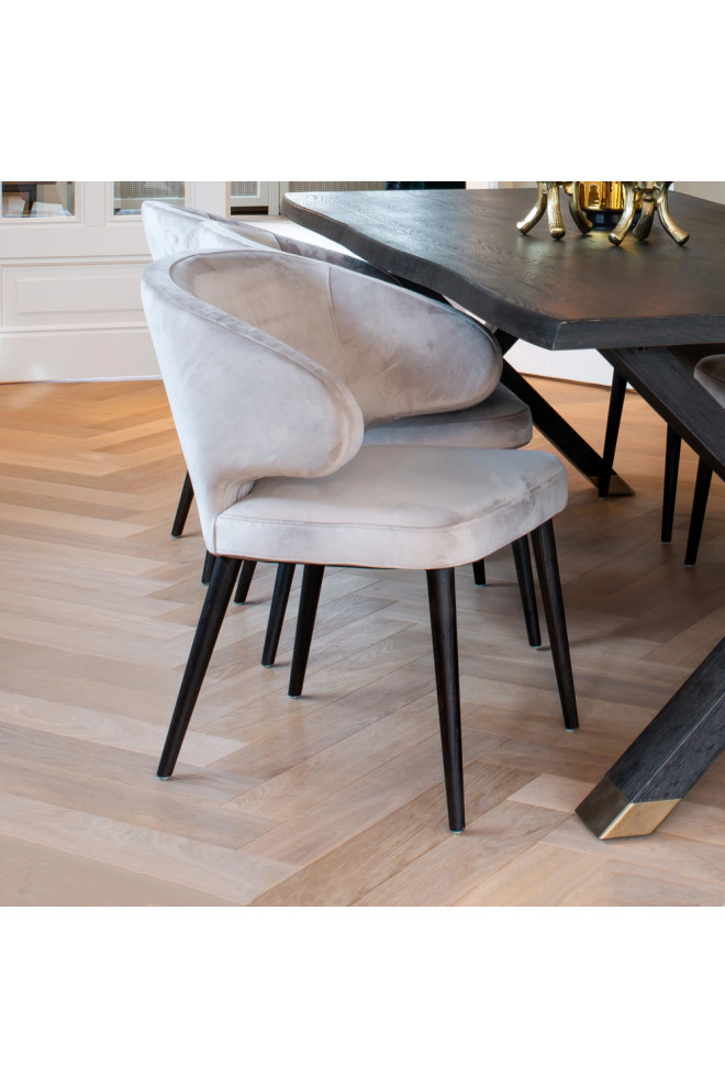 Modern Velvet Dining Chair  OROA Indigo   Midcentury   Dining Chairs   by Oroa   Distinctive Furniture  Houzz