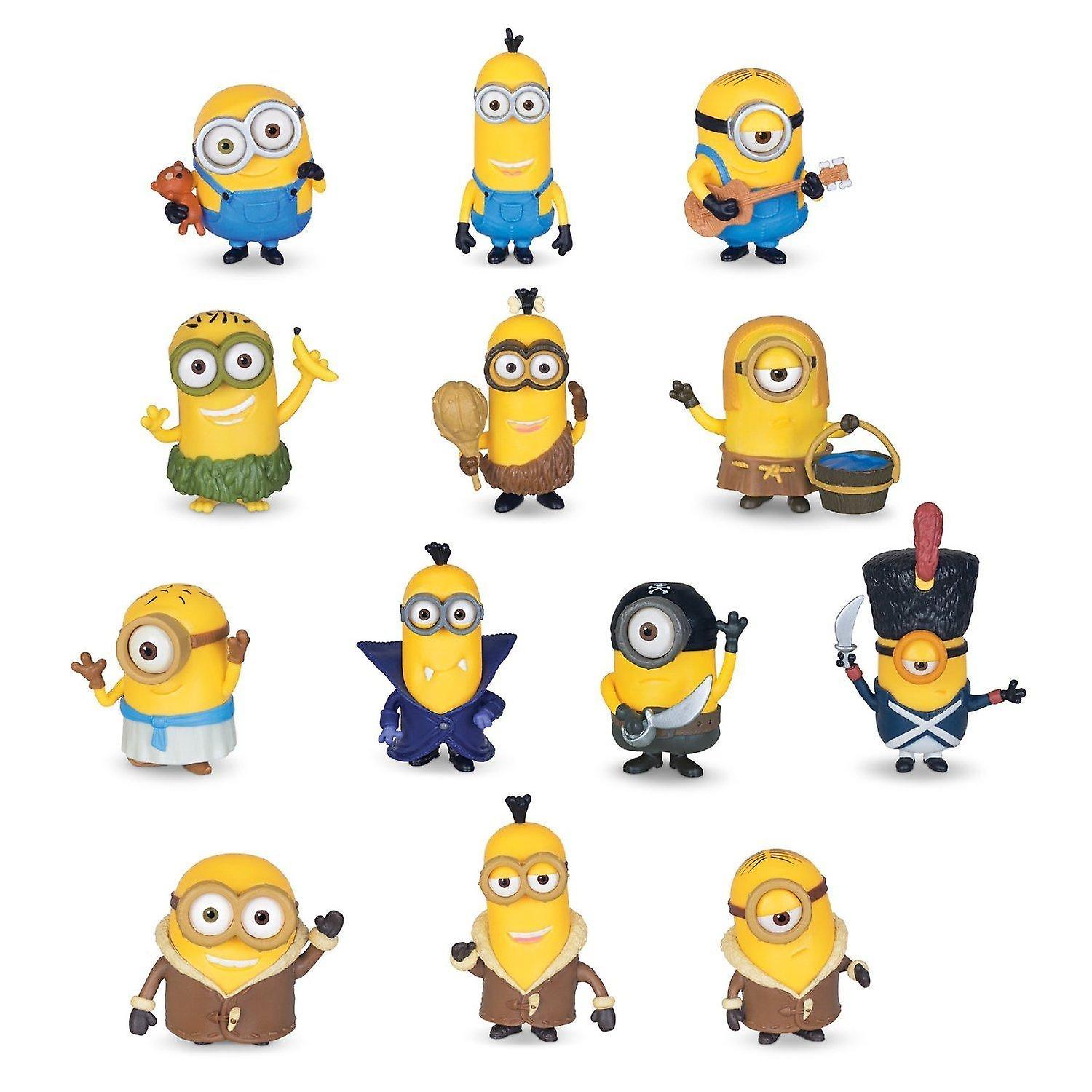 4-Pack Minions Figures With Bendable Hands 5-8cm Retail Package