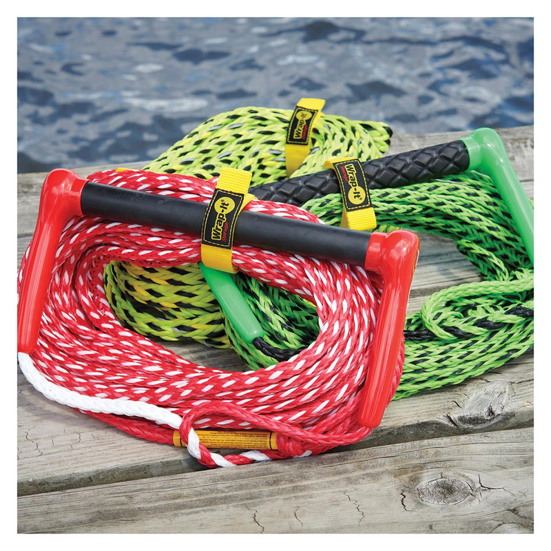 Wrap-It Storage 12-in. Quick-Strap Cord and Rope Organizer， Yellow (3-Pack)