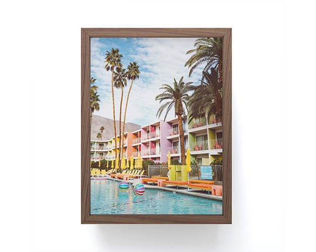 Bethany Young Photography Palm Springs Pool Day Vii Framed Mini Art Society6