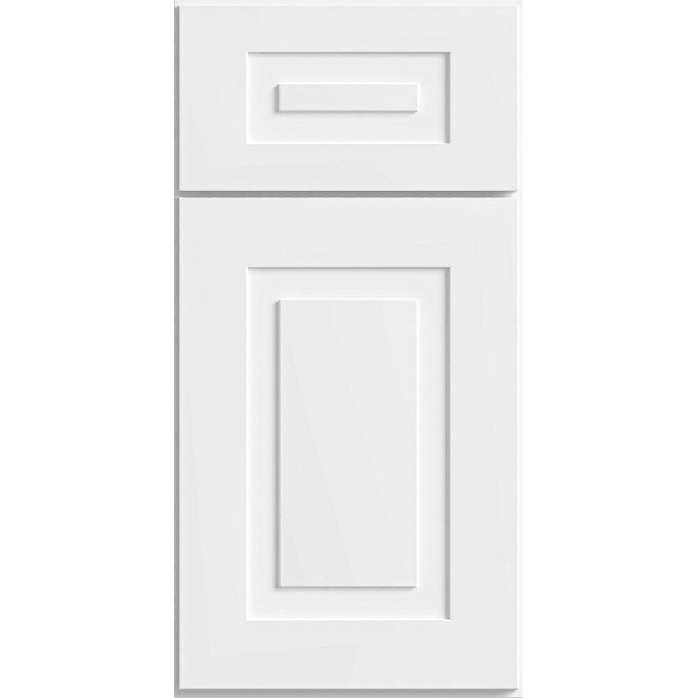 Home Decorators Collection Grayson 30-in. W x 24-in. D x 34.50-in. H in Pacific White Plywood Shaker Stock Assembled Base Kitchen Cabinet B30-GPW