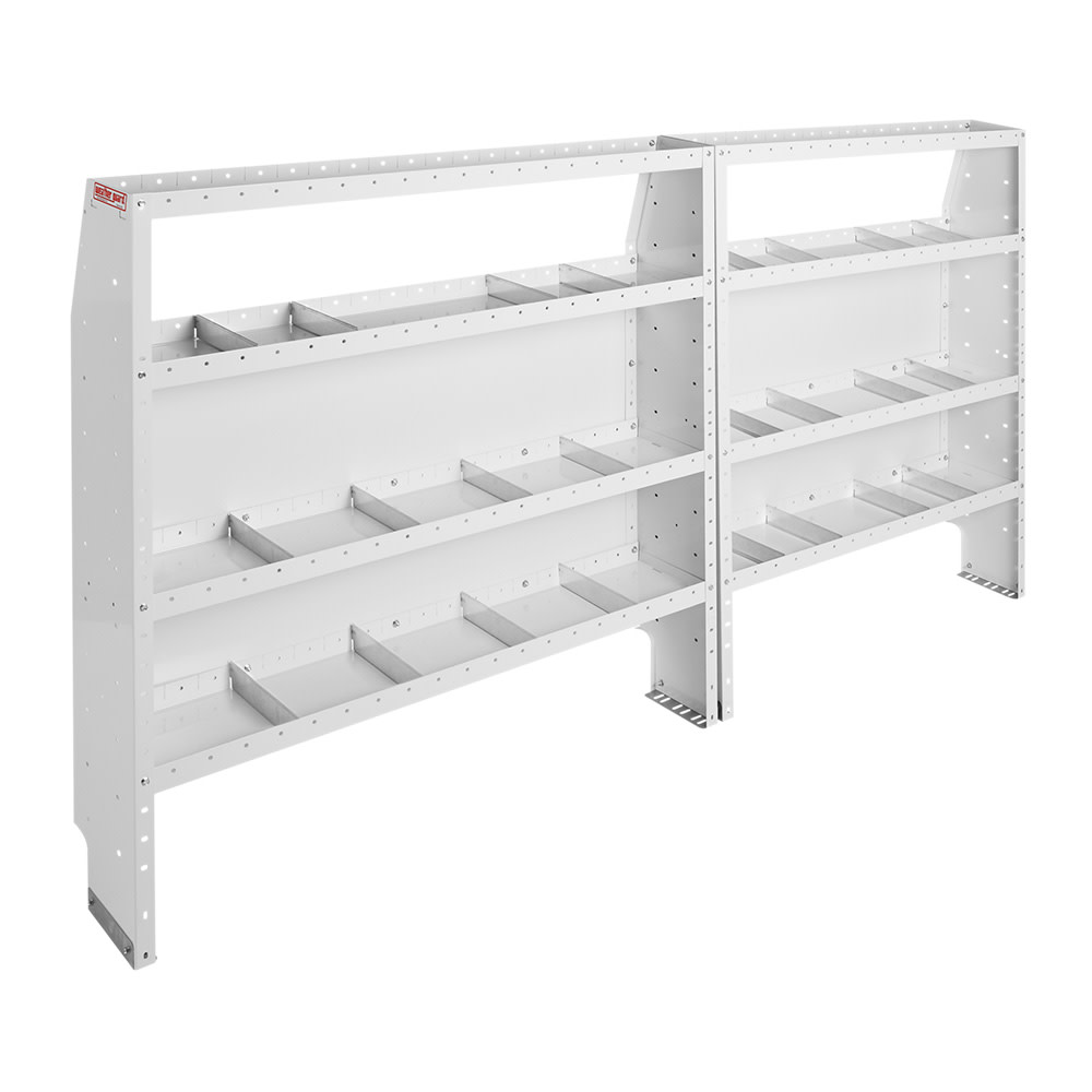 Commercial Shelving Package for High Roof， 148 Inch Wheel Base Ford Transit Vans