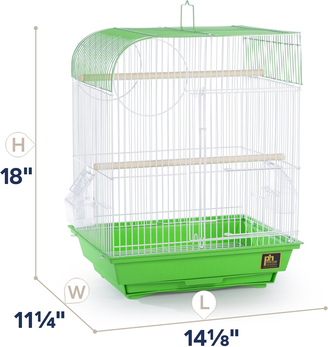 Prevue Pet Products Southbeach Flat Top Bird Cage