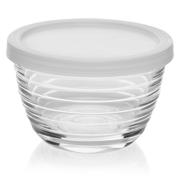 Libbey Small Glass Bowls With Lids 6 25 ounce Set Of 8