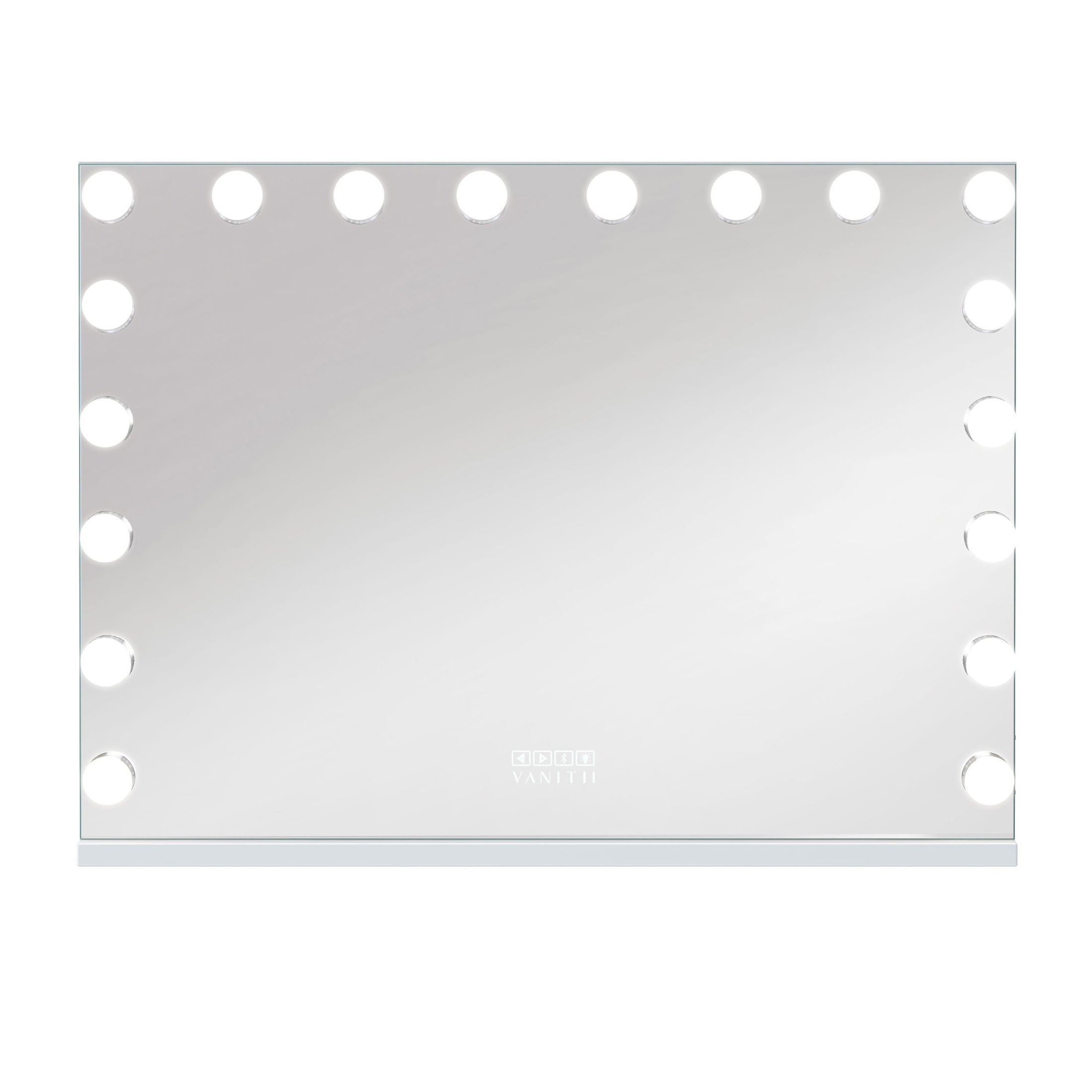 Mary Hollywood Glow Vanity Mirror with RGB - 20 Dimmable LED Bulbs  VNT-10080-JMRGB