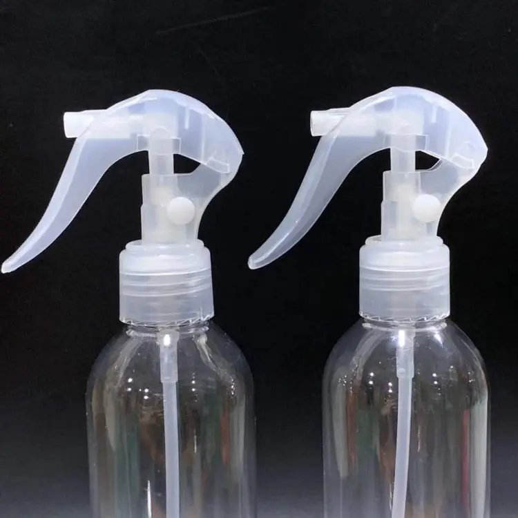 Trigger Spray Bottle Empty Clear Plastic Wholesale Custom 120ml Sprayers Pet with Sprayer Pump Customised Variety of Shanghai