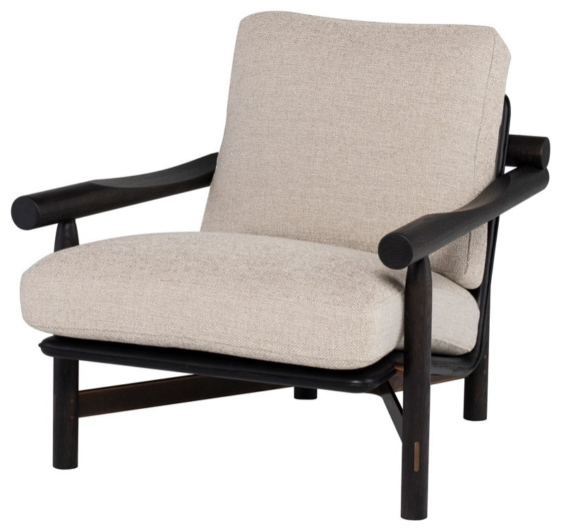 Stilt Tara Quartz Fabric Occasional Chair   Transitional   Armchairs And Accent Chairs   by Kolibri Decor  Houzz