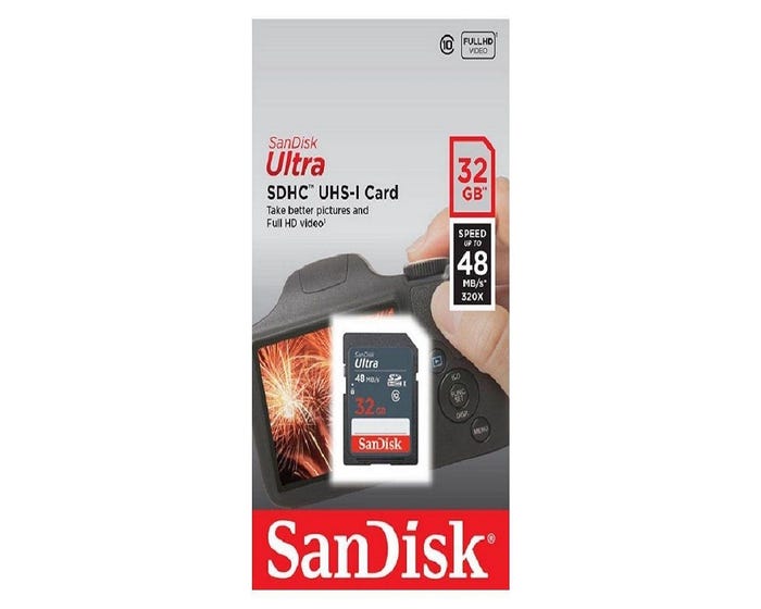 Sandisk 32GB Ultra SDHC/SDXC Memory Card SDSDUNB-032G-G