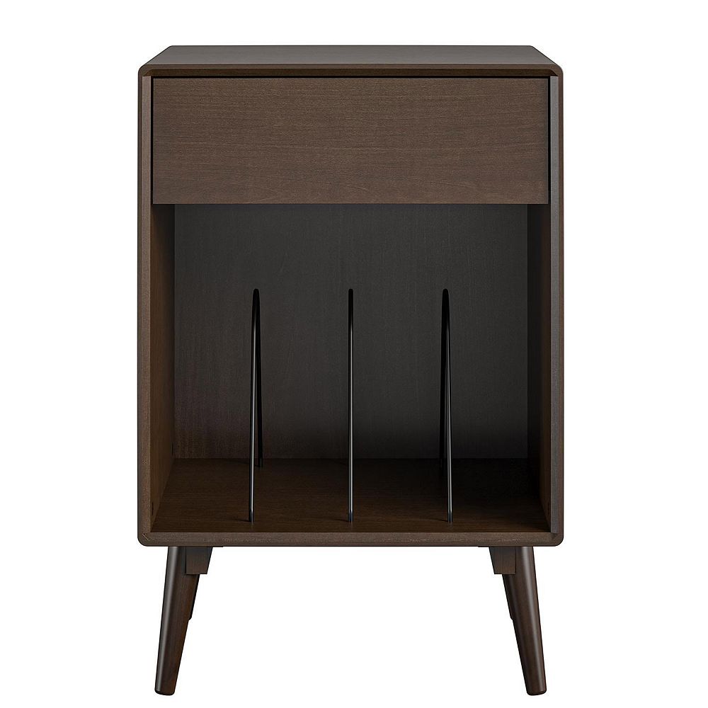 Novogratz Brittany Mid-Century Modern Turntable Stand