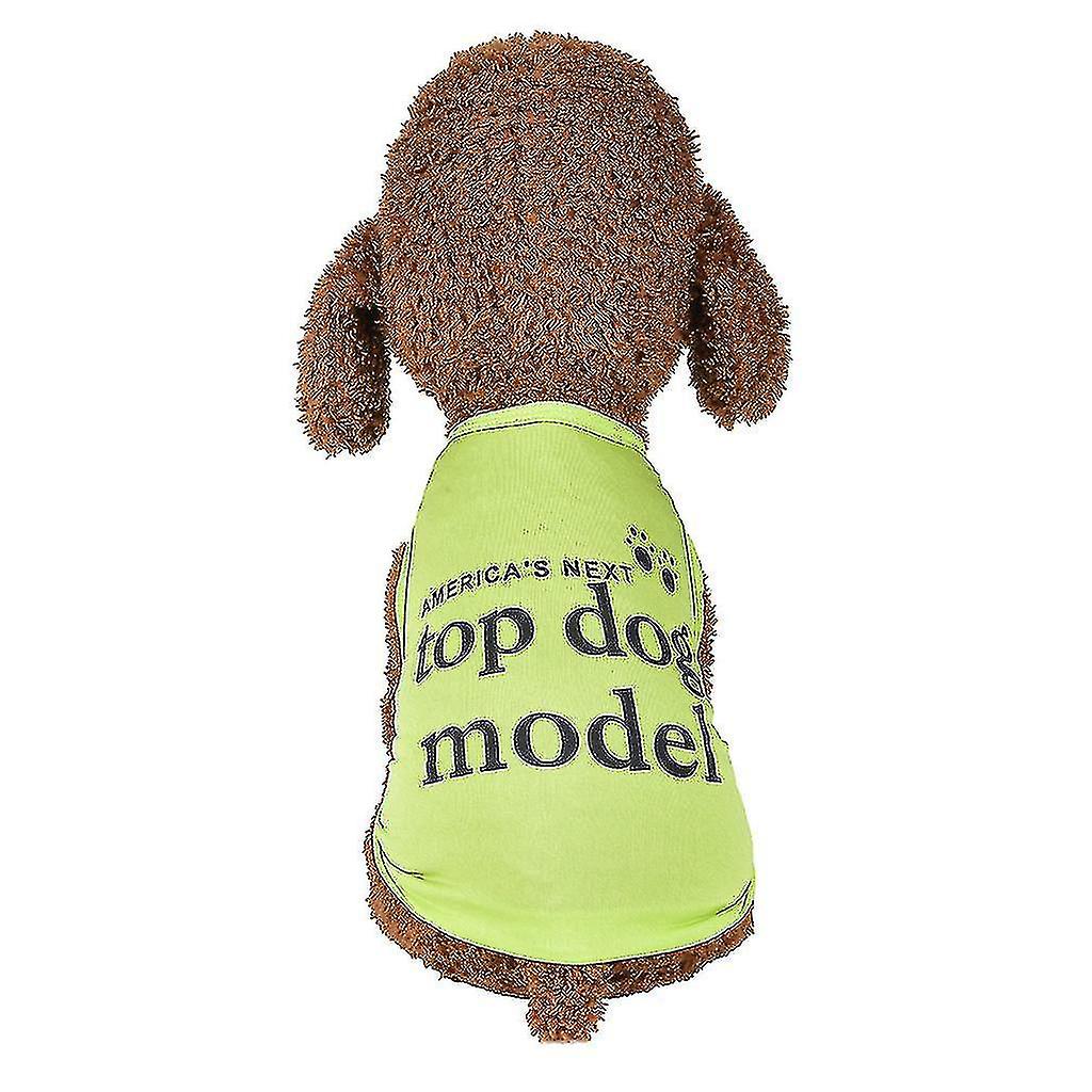 Fashion Pet Vest Summer Breathable Comfortable Text Pattern Dog Cat Clothing