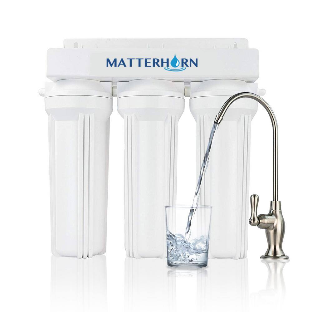 Matterhorn 3-Stage High Performance Under the Counter System with Chlorine Removal MUCT-2030