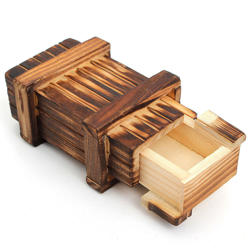 alextreme Wooden Puzzle Box Toys Intellegence Development Brain Teaser Magic Box Toy Birthday Gift for Children