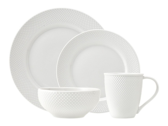 Godinger 82859 Pique 16pc Set Plain