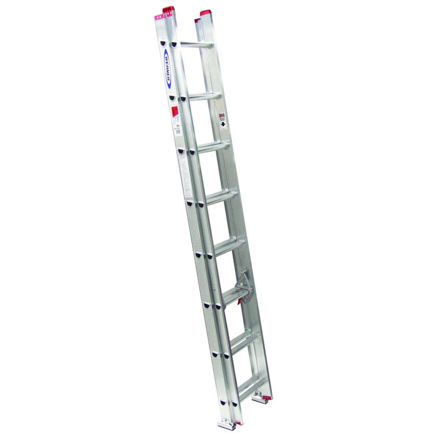 Werner 16-foot Aluminum Extension Ladder Type III 200 lb. capacity