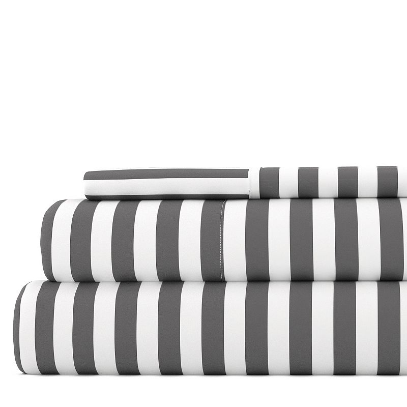 Urban Loft's Dots and Stripes Patterns Duvet Cover Bed Set With Shams