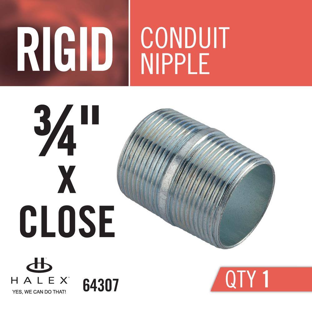 Halex 34 in. Rigid Conduit Nipple 64307