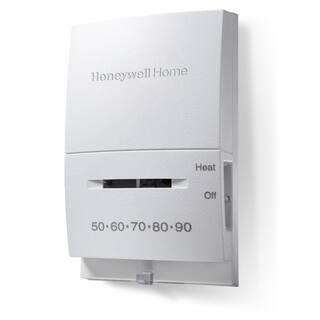 Honeywell Home Vertical Non-Programmable Thermostat with Microvolt 1H Single Stage Heating CT53K