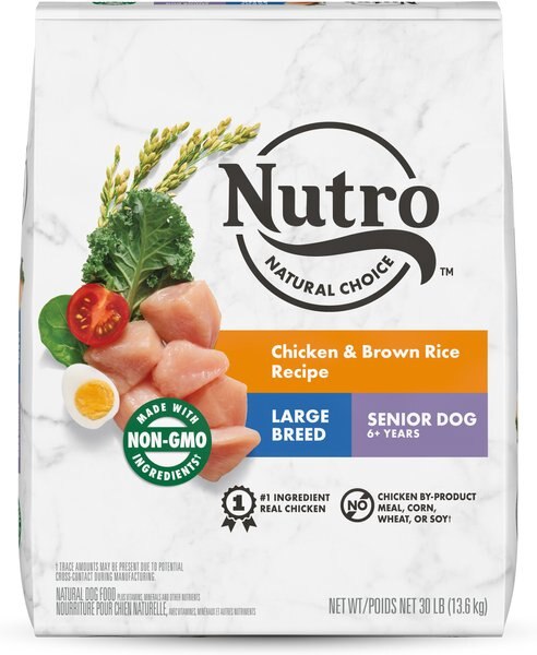 Nutro Natural Choice Large Breed Senior Chicken and Brown Rice Recipe Dry Dog Food