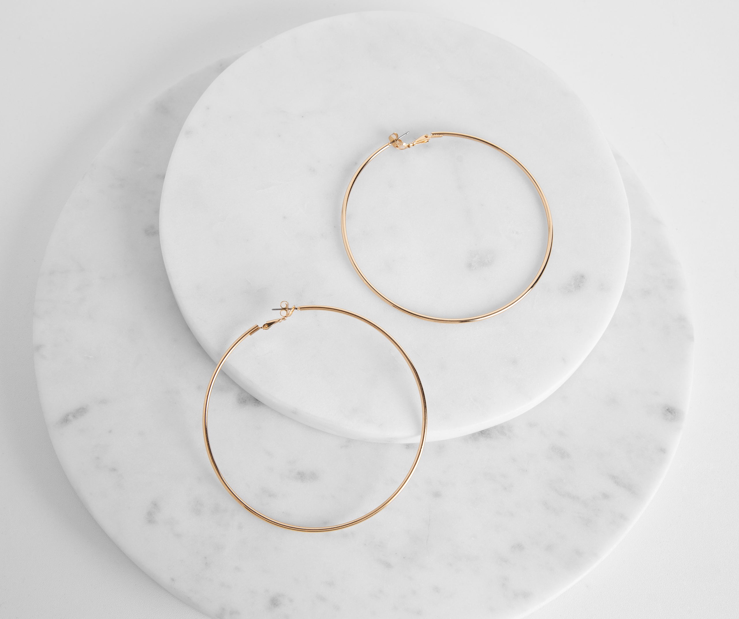 Extra Large Sleek Hoops