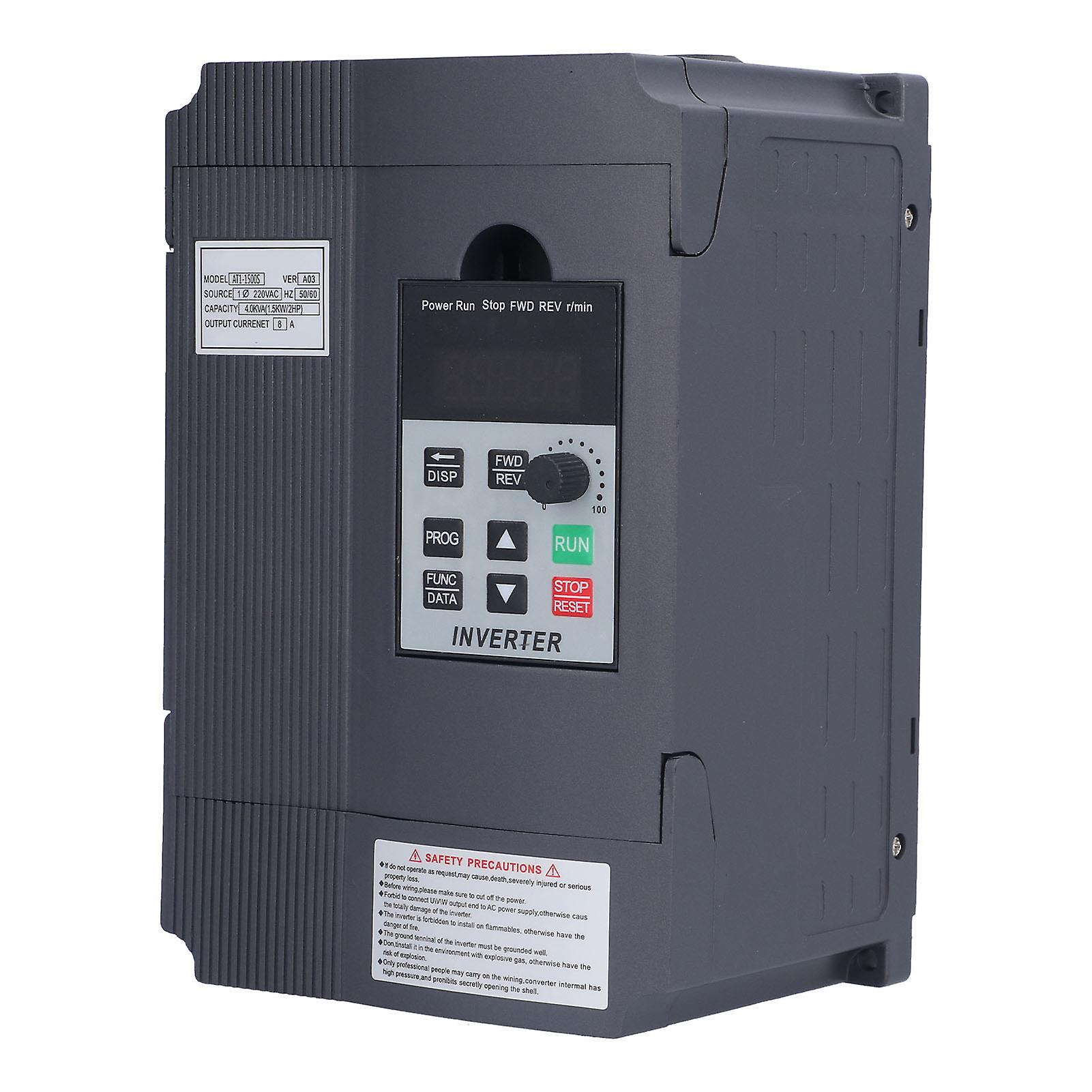 Variable Frequency Drive Converter Single Phase 1 In 3 Out Controller Ac 220v For Motor Cncat1-1500s