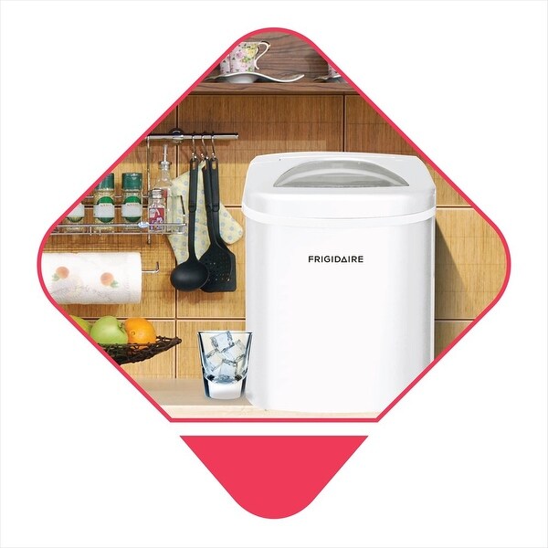 26lb. Portable Countertop Ice Maker - EFIC108 - Silver