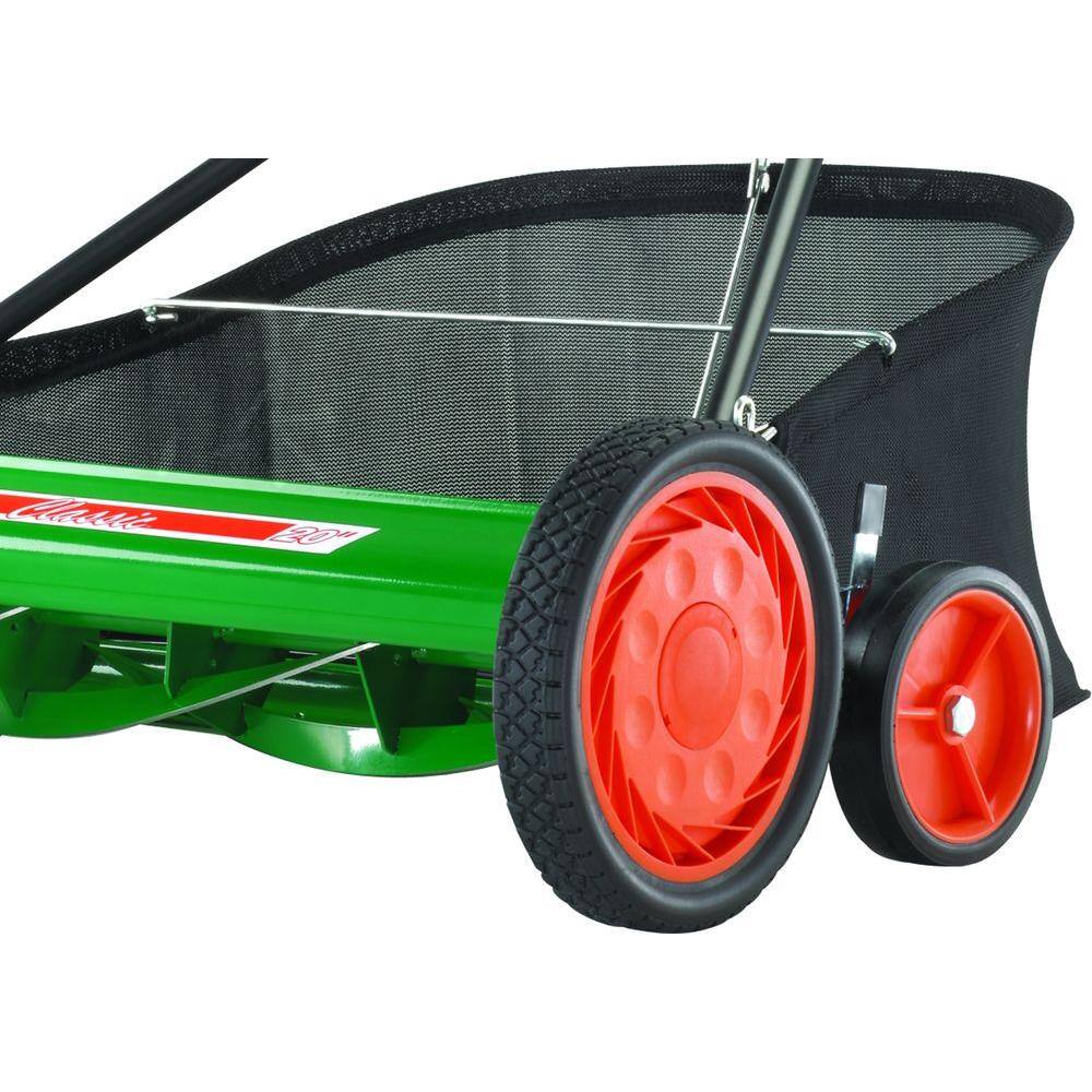 Scotts 20 in. Manual Walk Behind Reel Lawn Mower Includes Grass Catcher 2010-20SG