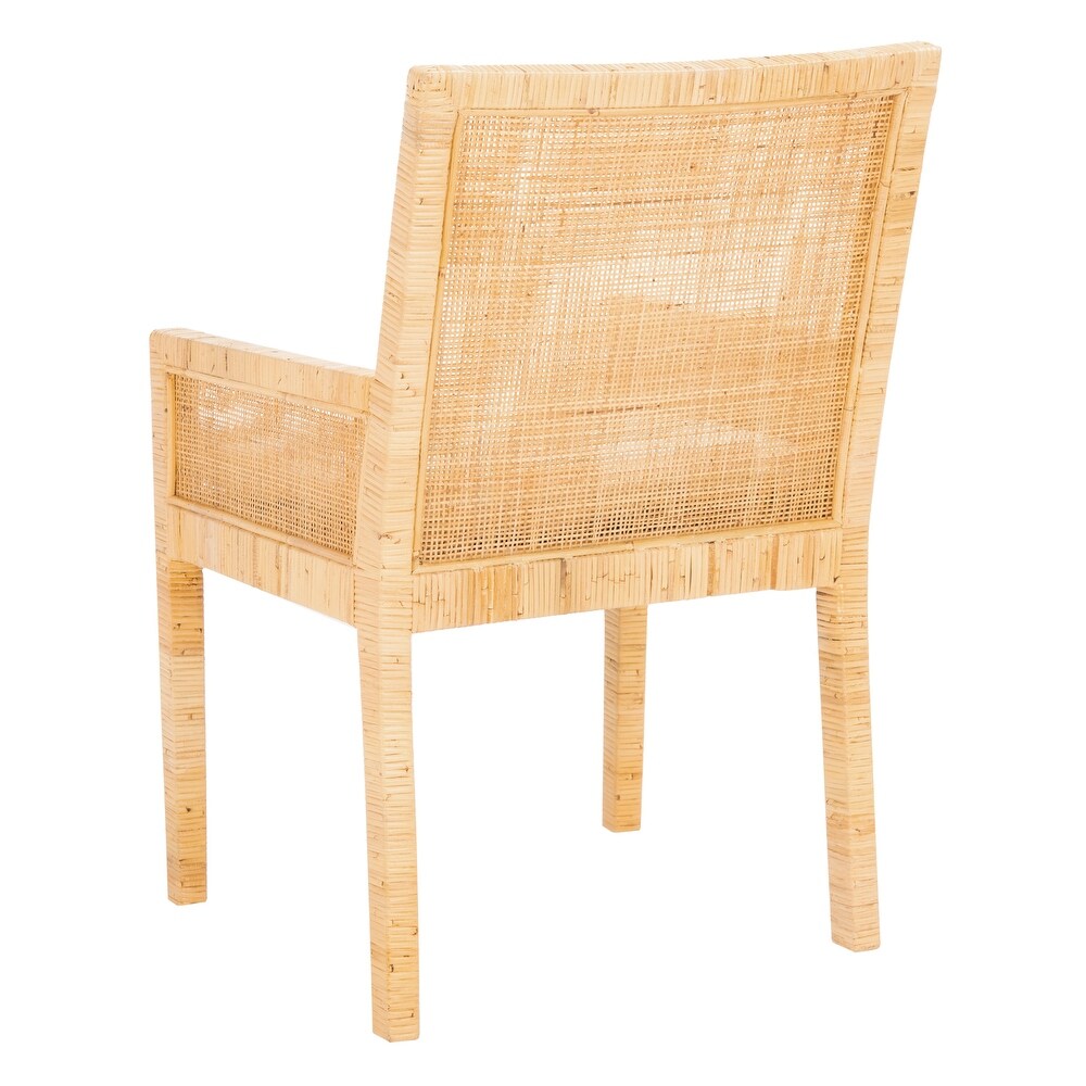 SAFAVIEH Sarai Coastal Accent Chair with Cushion   22.8\