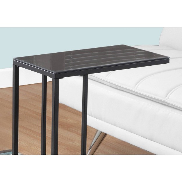 Accent Table With Mirror Top Black Everyroom