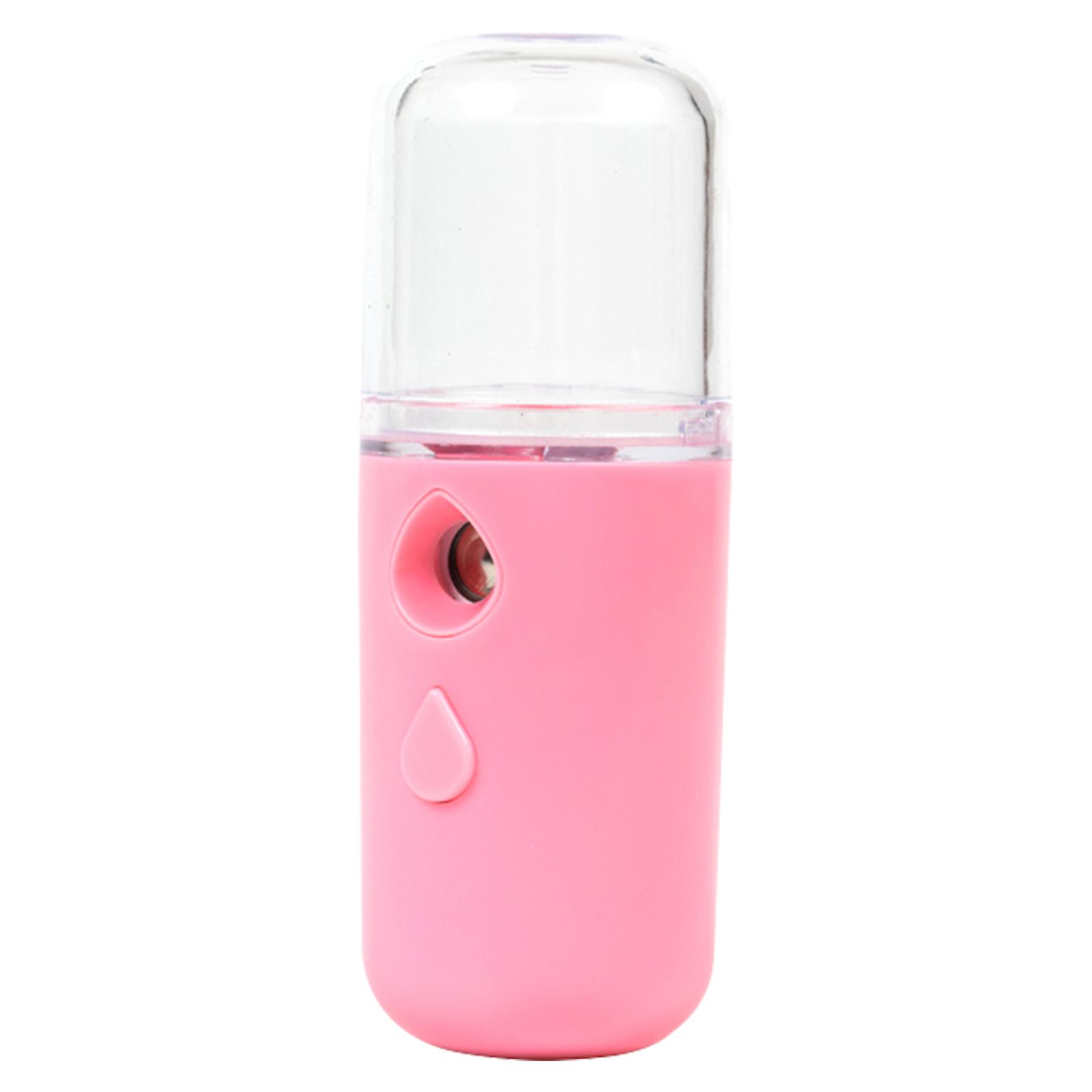 Pink Nano Facial Humidifiers Portable Face Humidifier Usb Charging For Skin Care