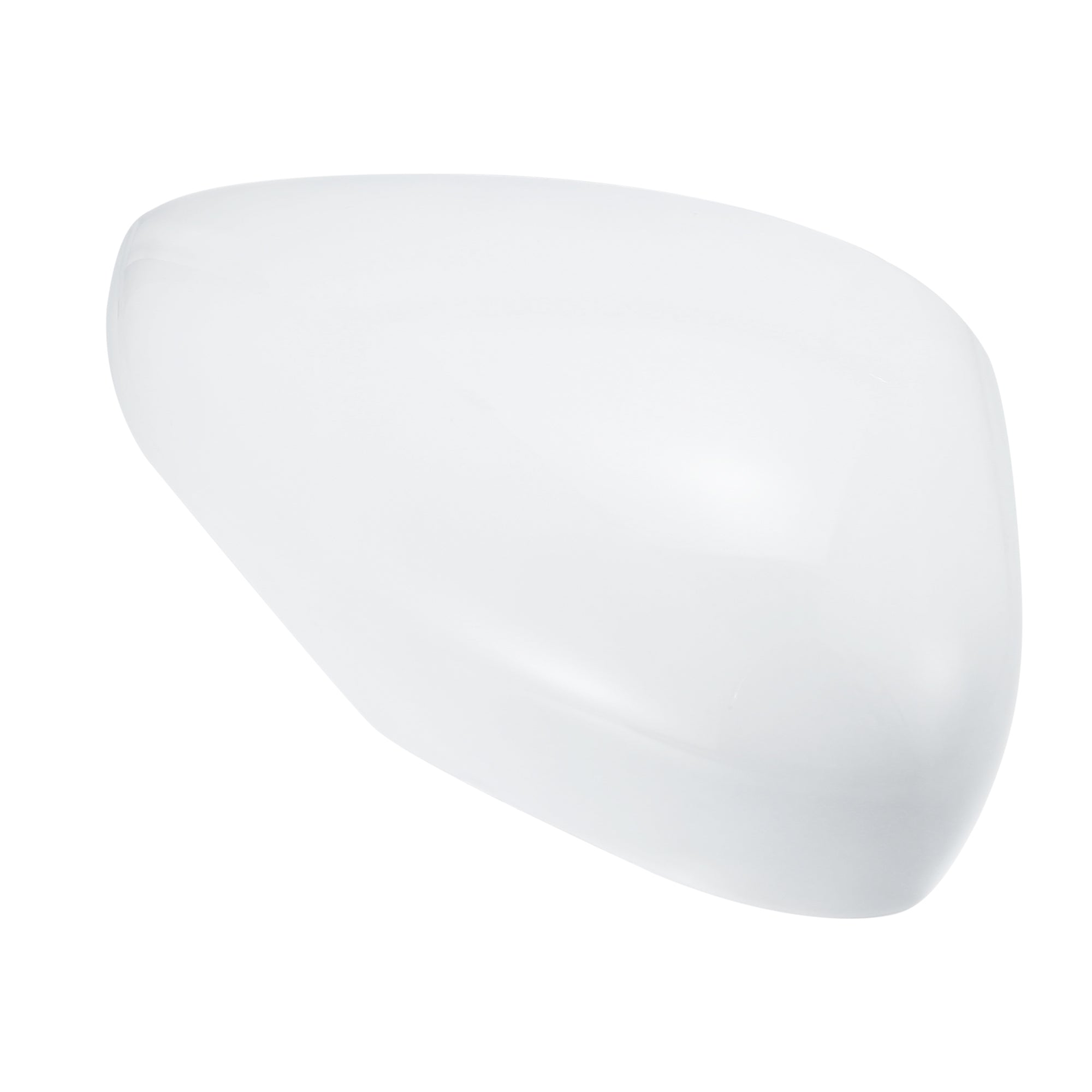 White Right Side Car Side Door Wing Mirror Cover Rear View Mirror Cap for Ford Fiesta MK7 2008-2017