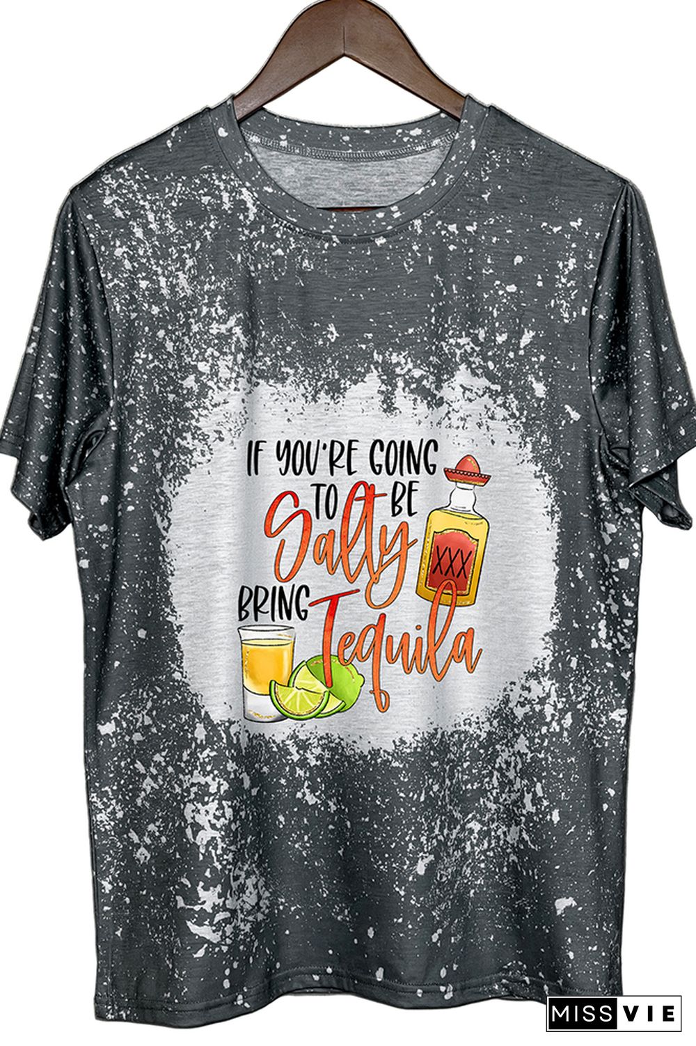 If You're Going To Be Salty Tequila Graphic Tee Wholesale