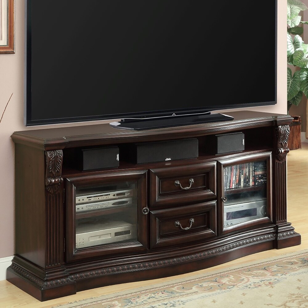 67 In. TV Console with Power Center   67W x 21D x 33H