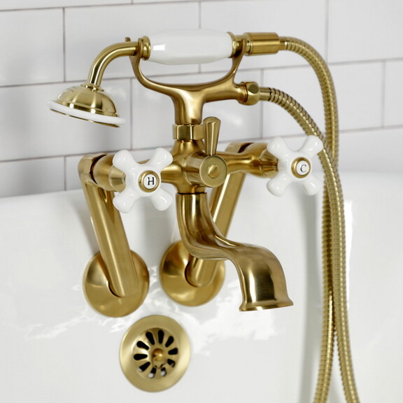 Kingston Brass KS229PXSB Kingston Tub Wall Mount C...