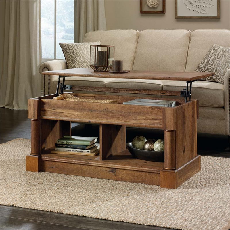 Sauder Palladia Lift-top Coffee Table, Vintage Oak Finish