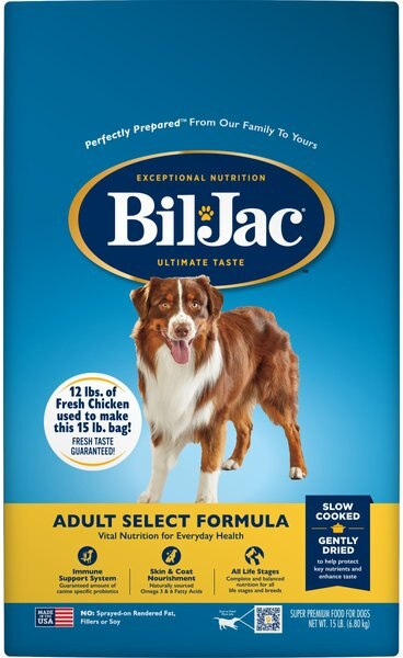 Bil-Jac Adult Select Chicken Recipe Dry Dog Food