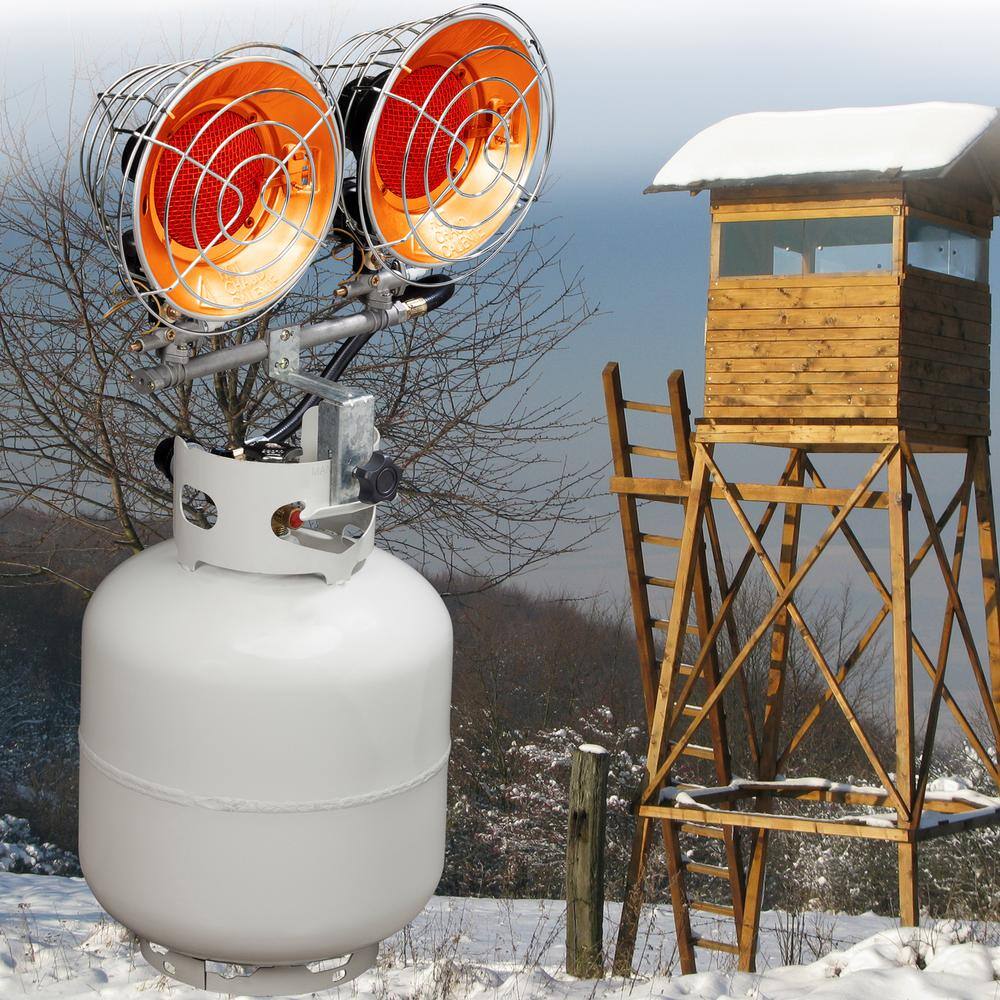 Avenger Infrared Tank Top Propane Heater - Dual Burner 30000 BTU Model# FBDTP30 200028