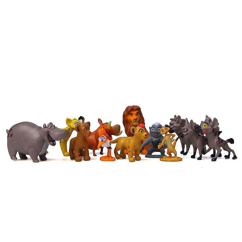 12pcs The Lion King Lion Guard Action Figure Simba Kion Timon Pumbaa Doll Collection Model Toy