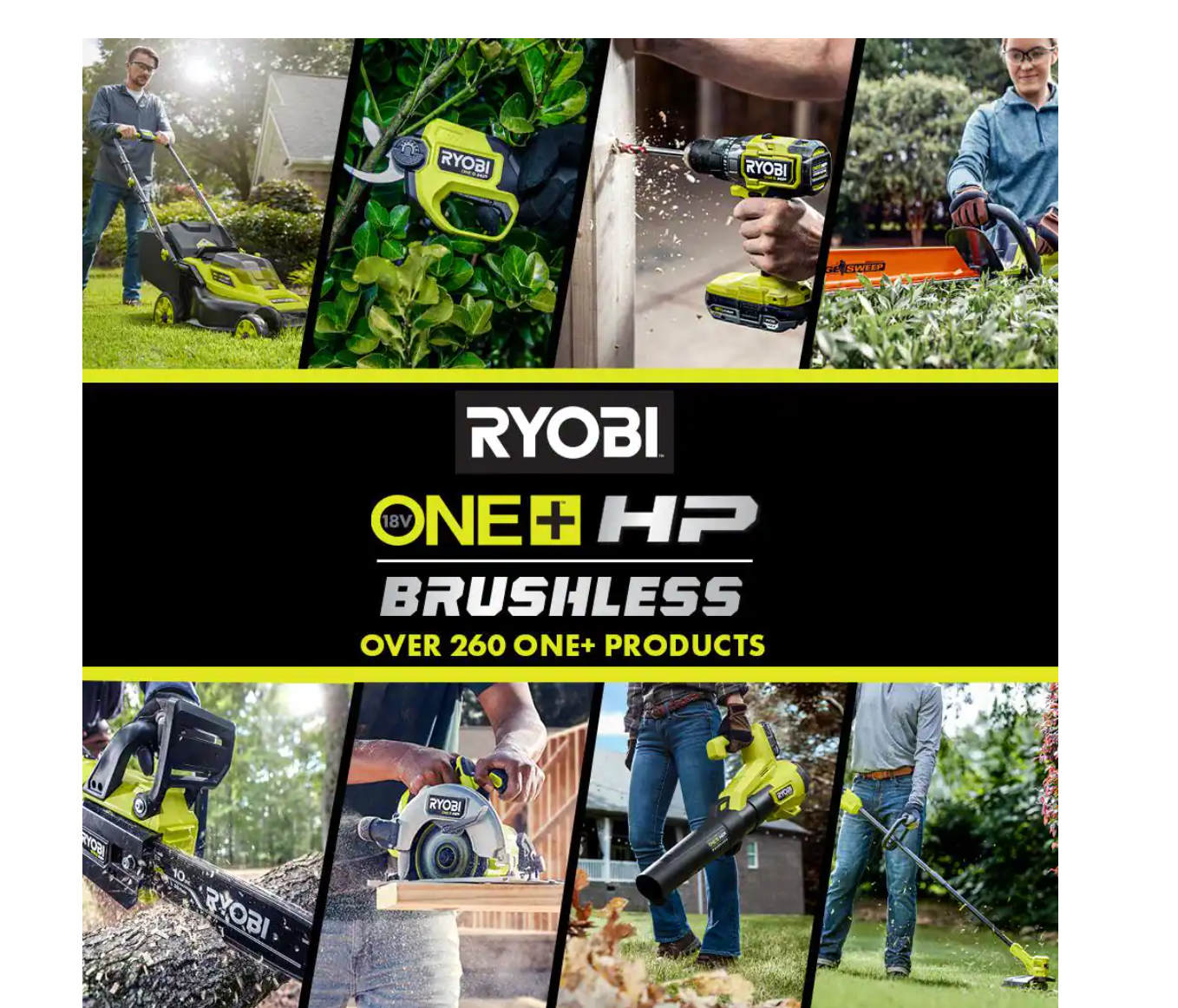 RYOBI P21014BTLVNM ONE+ HP 18V Brushless Whisper Series 130 MPH 450 CFM Cordless Battery Leaf Blower (Tool Only)